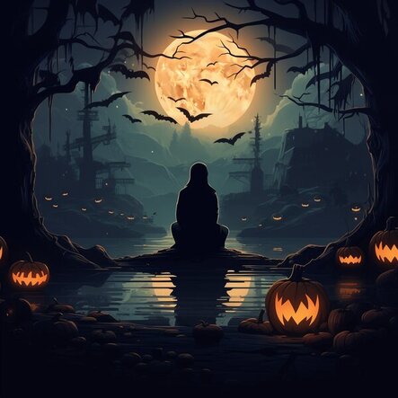 Whispers of the Haunted Forest - Dark Edition  (Halloween Meditation) track cover